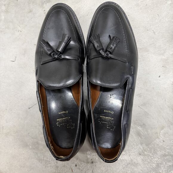 Allen Edmonds Men's Shoes Grayson Black Tassel Loafers Slip-On Dressy Size 9D - Picture 7 of 11